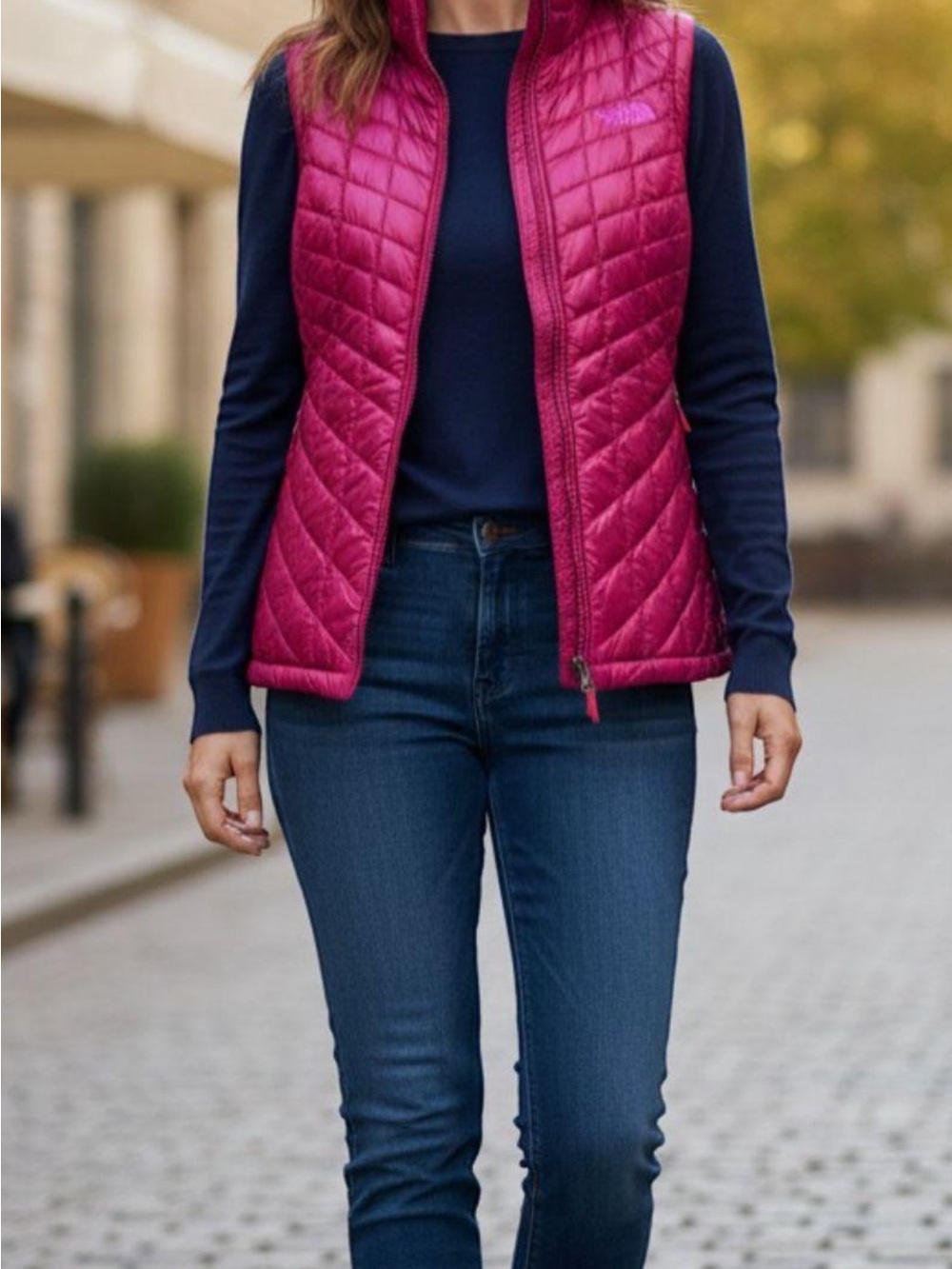 NWOT The North Face Thermoball Women’s  S  Candy Pink Insulated Vest INSPIRATO